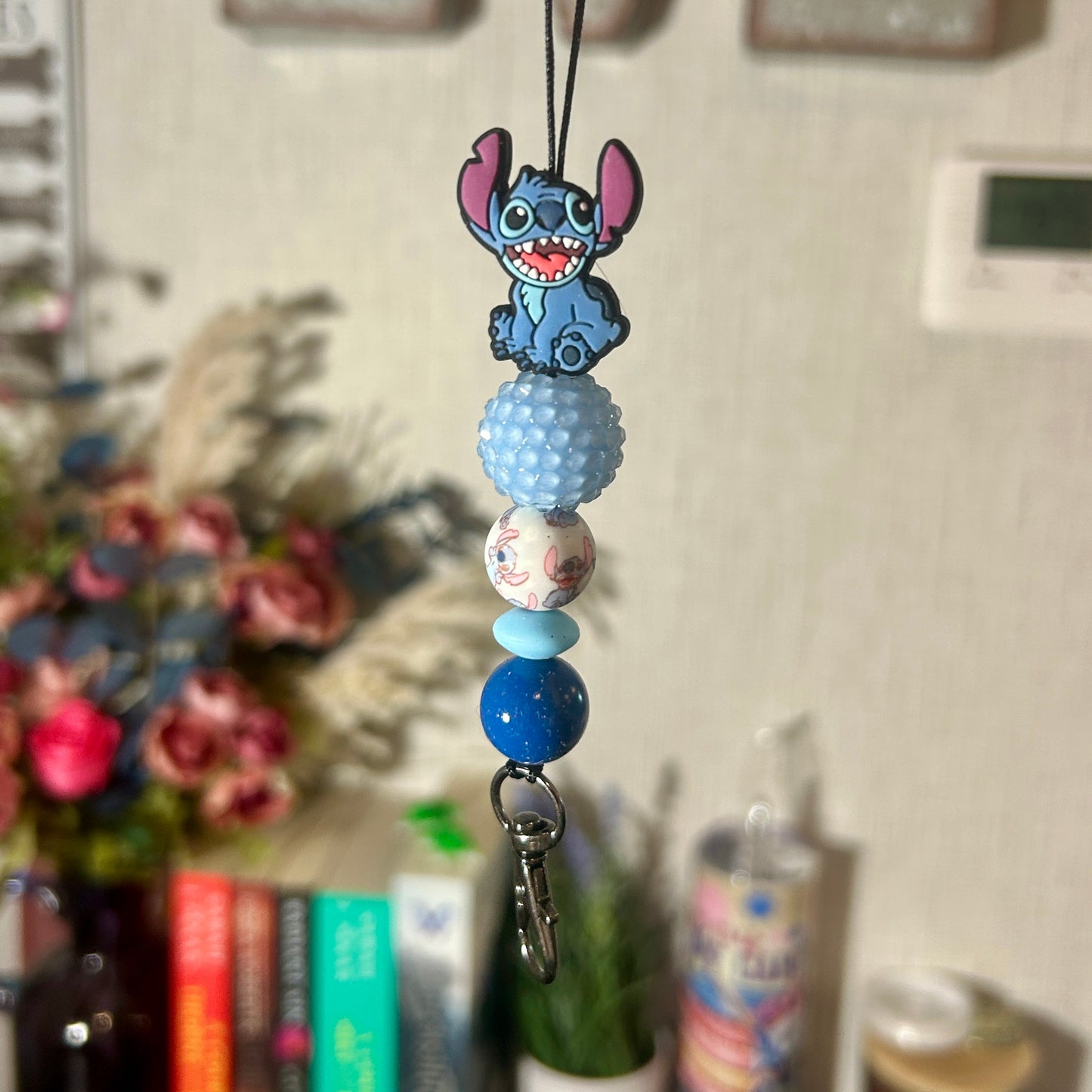 Stitch - Smiley Freshie Hanger