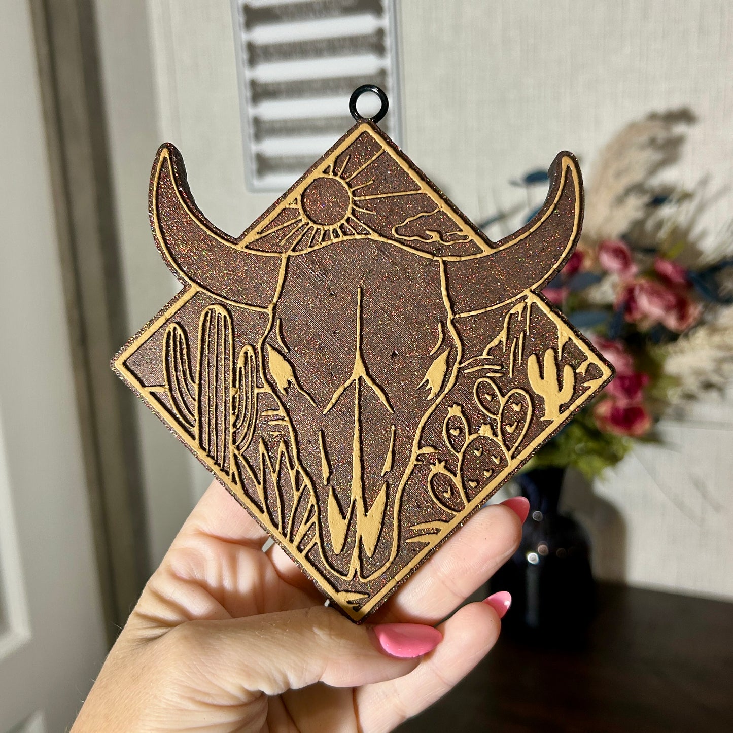 Desert Bull Skull Freshie - Fragrance: Jax Teller