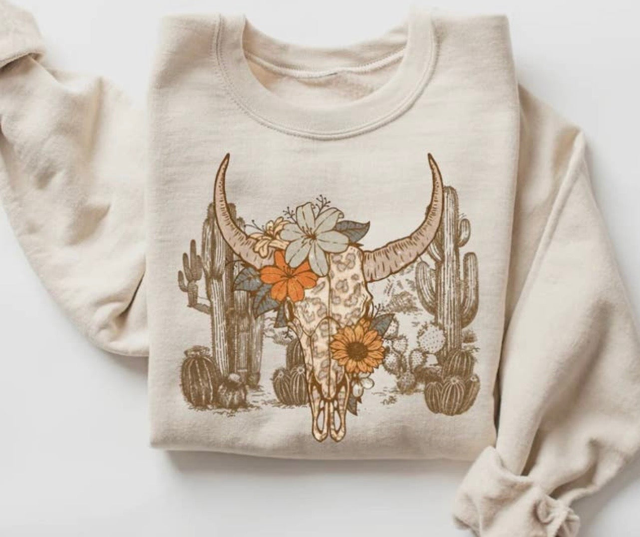 Desert Skull / Sweatshirt Crewneck - Pre-orders