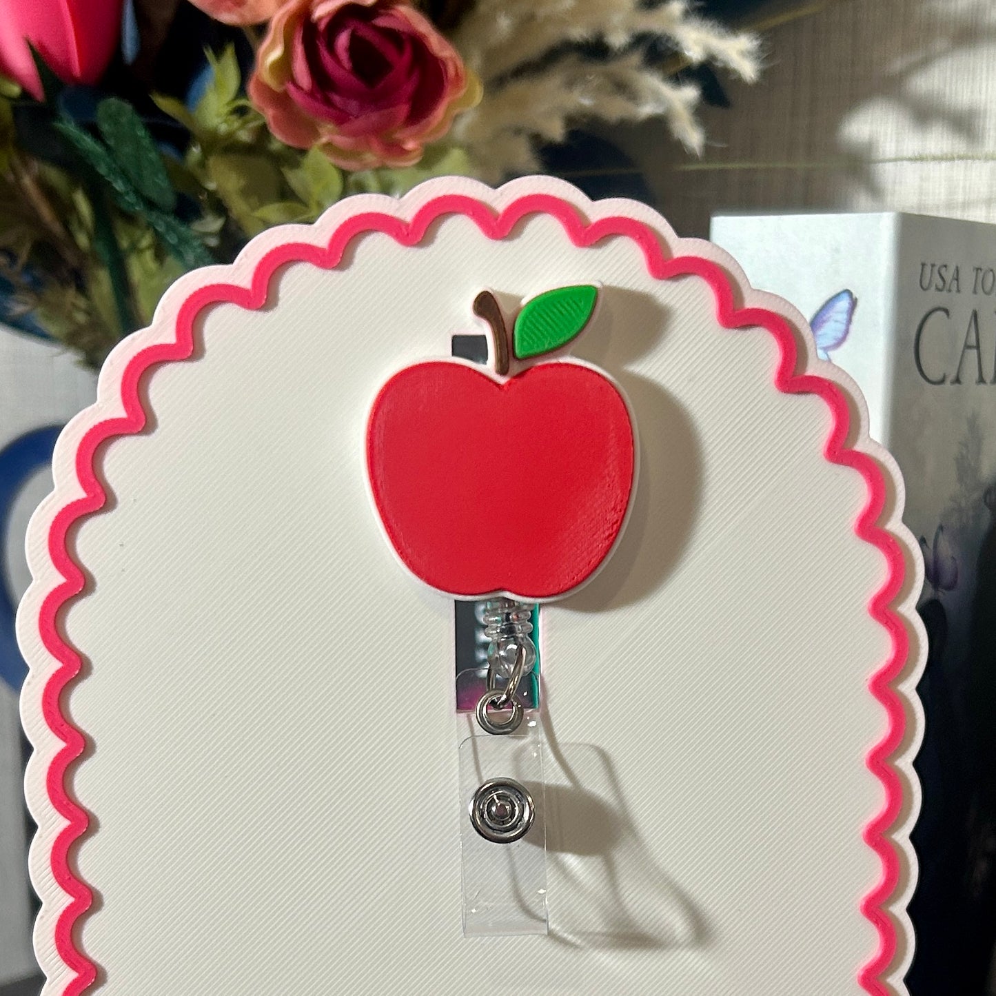 Interchangeable Badge Reel Cover - Apple