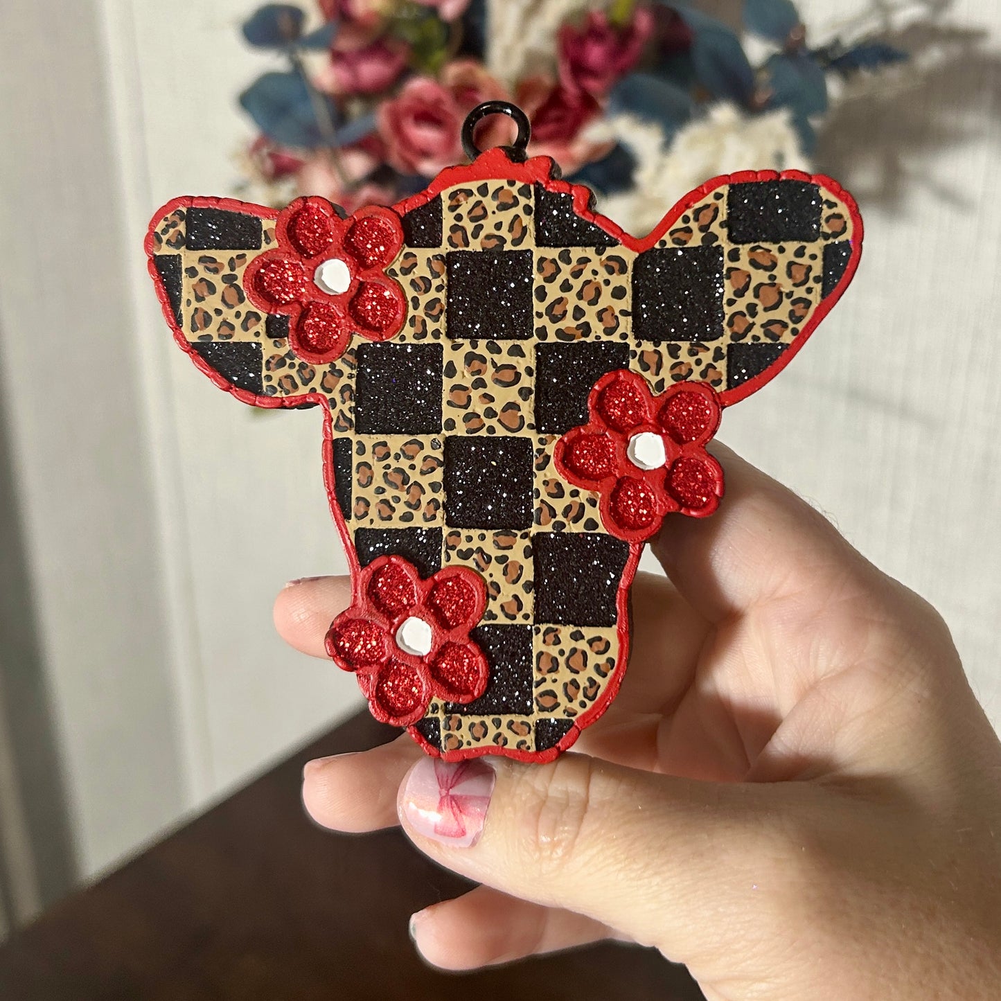 Checkered Cow Design