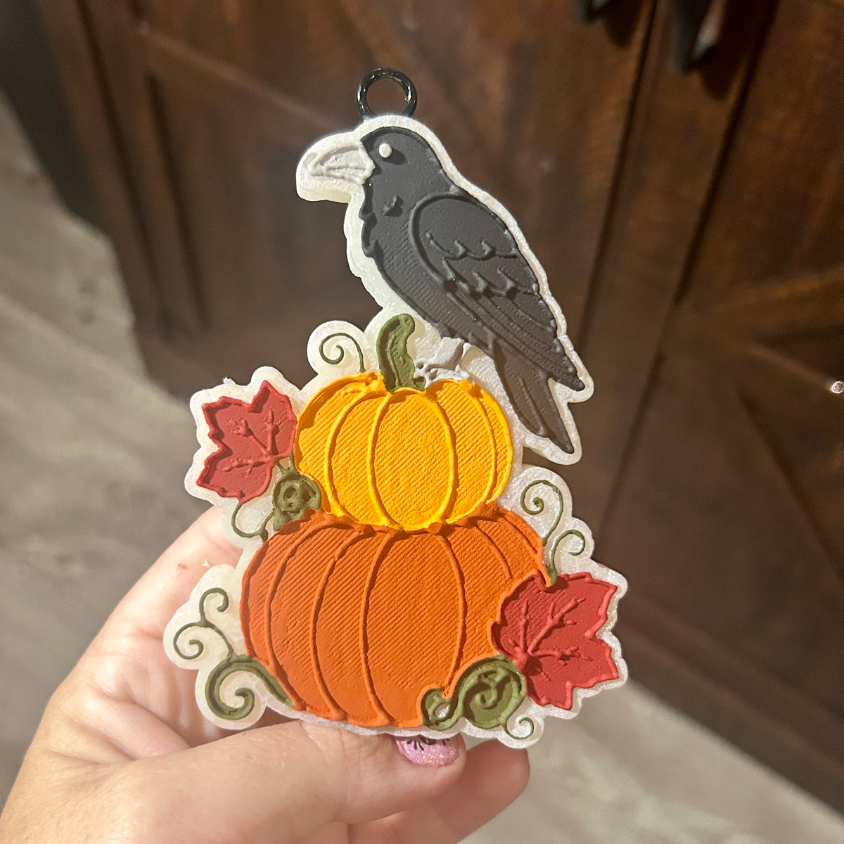 Crow on Pumpkins Design