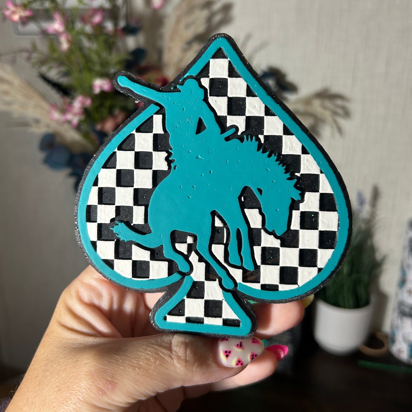 Bucking Bronco Spade Freshie- Fragrance: Butt Naked