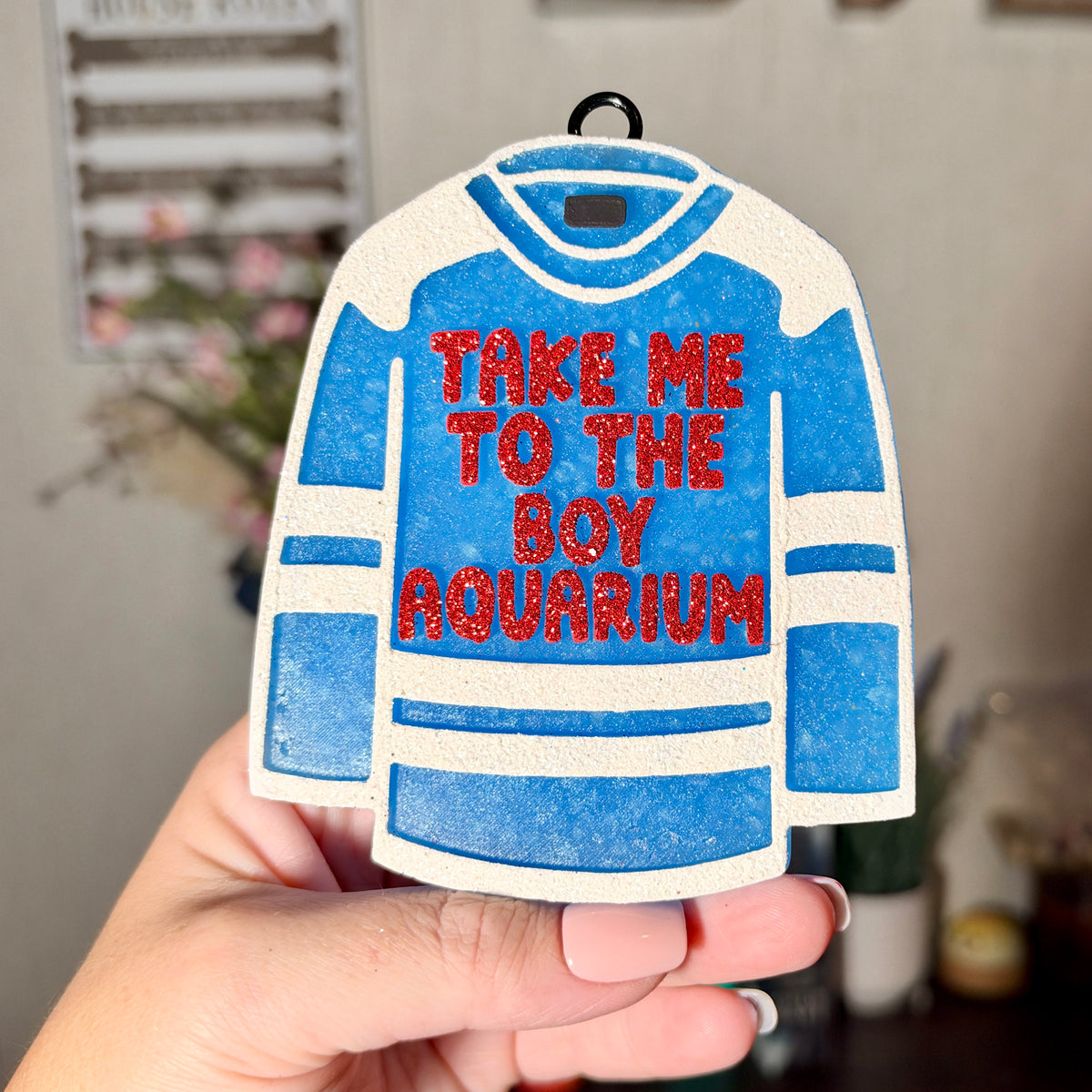 Hockey Jersey Freshie- Fragrance: Aloha Vanilla