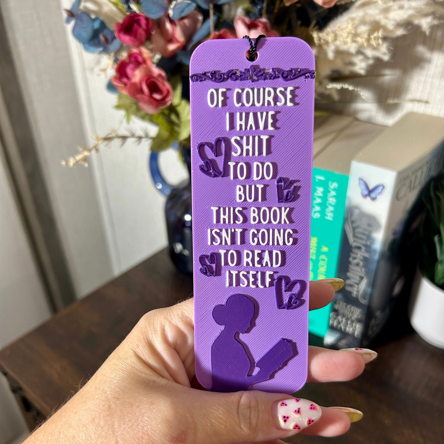 Shit to Do Bookmark - Purple