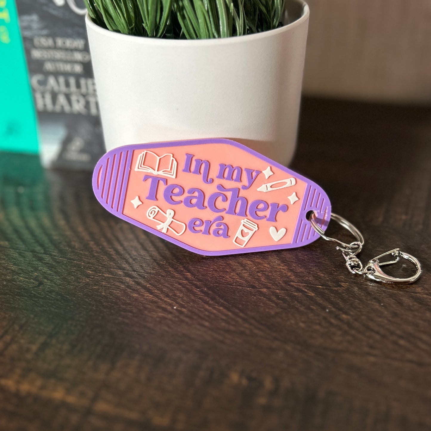 In my Teacher Era Keychain
