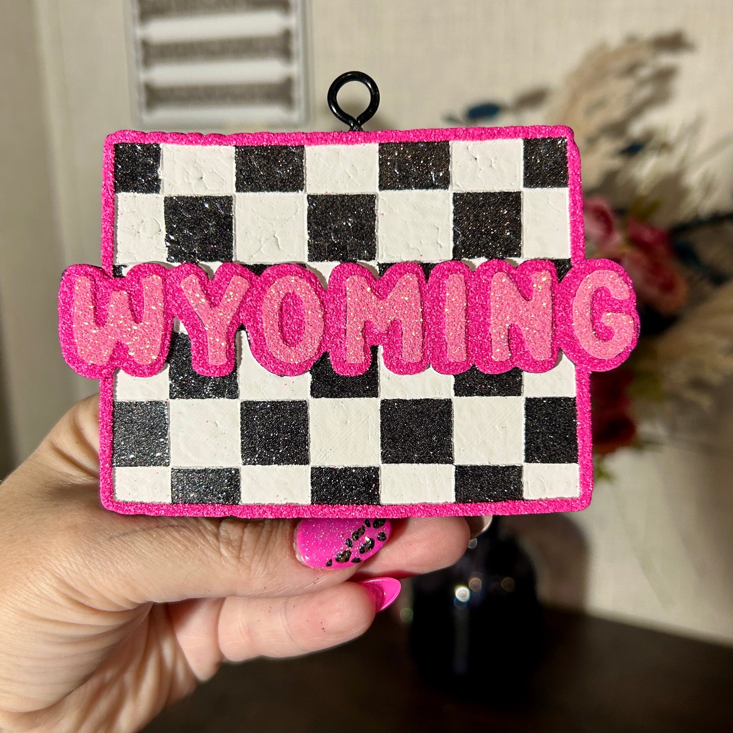 Checkered Wyoming Design
