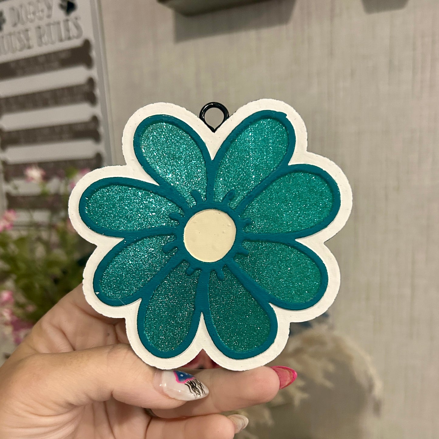 Doodle Daisy Freshie - Fragrance: Aloha Paradise