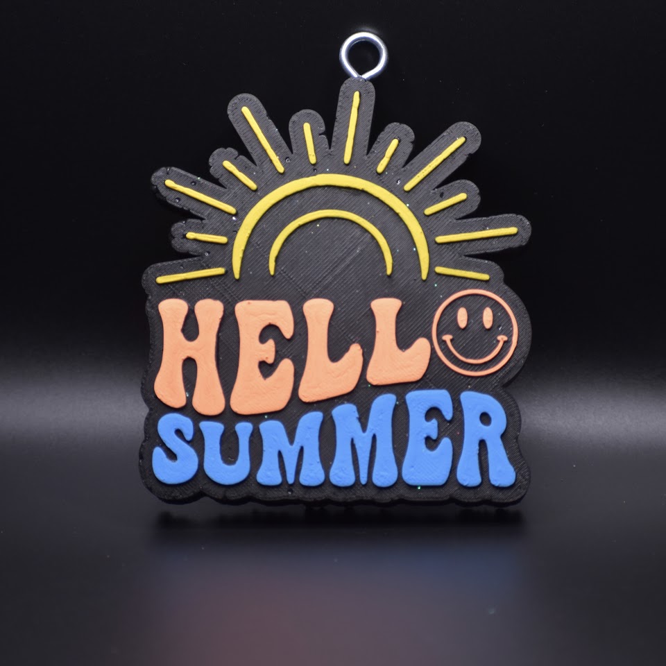 Hello Summer Freshie Design