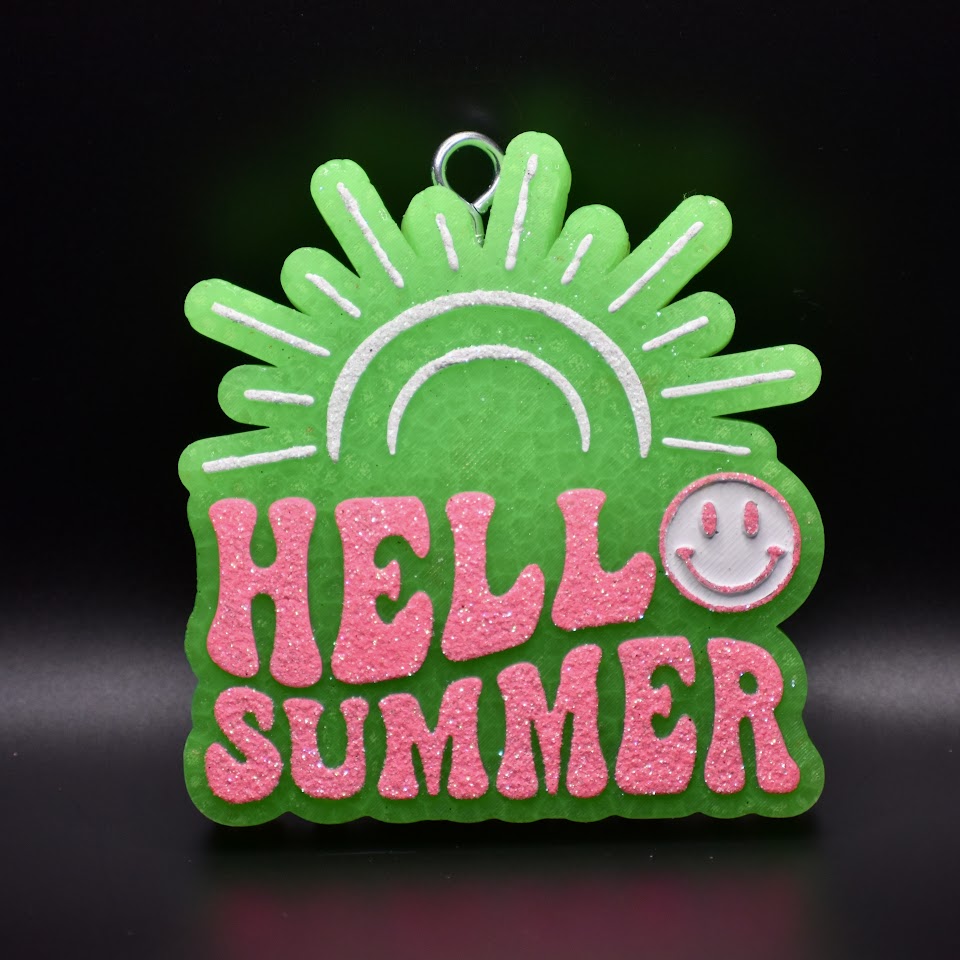 Hello Summer Freshie Design