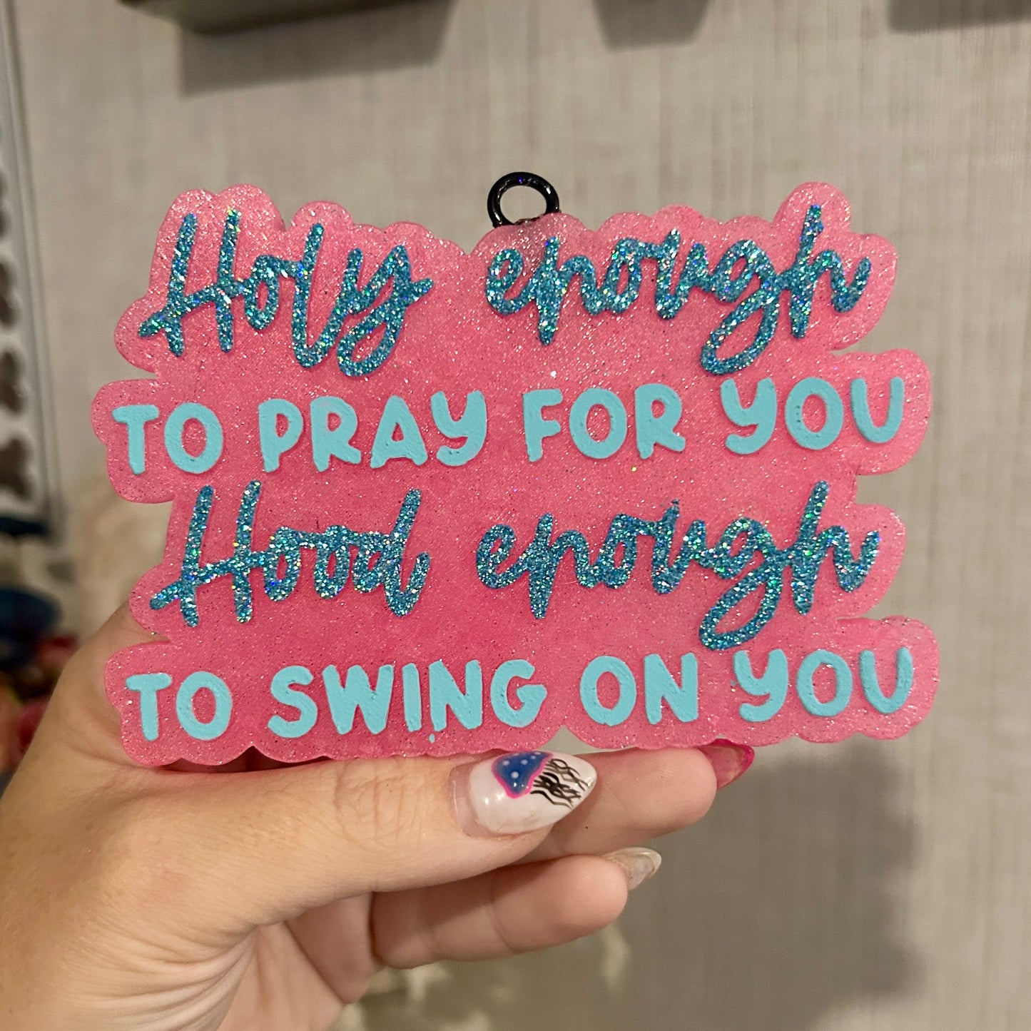 Holy Enough to Pray / Hood Enough to Swing Freshie - Fragrance: Volcano
