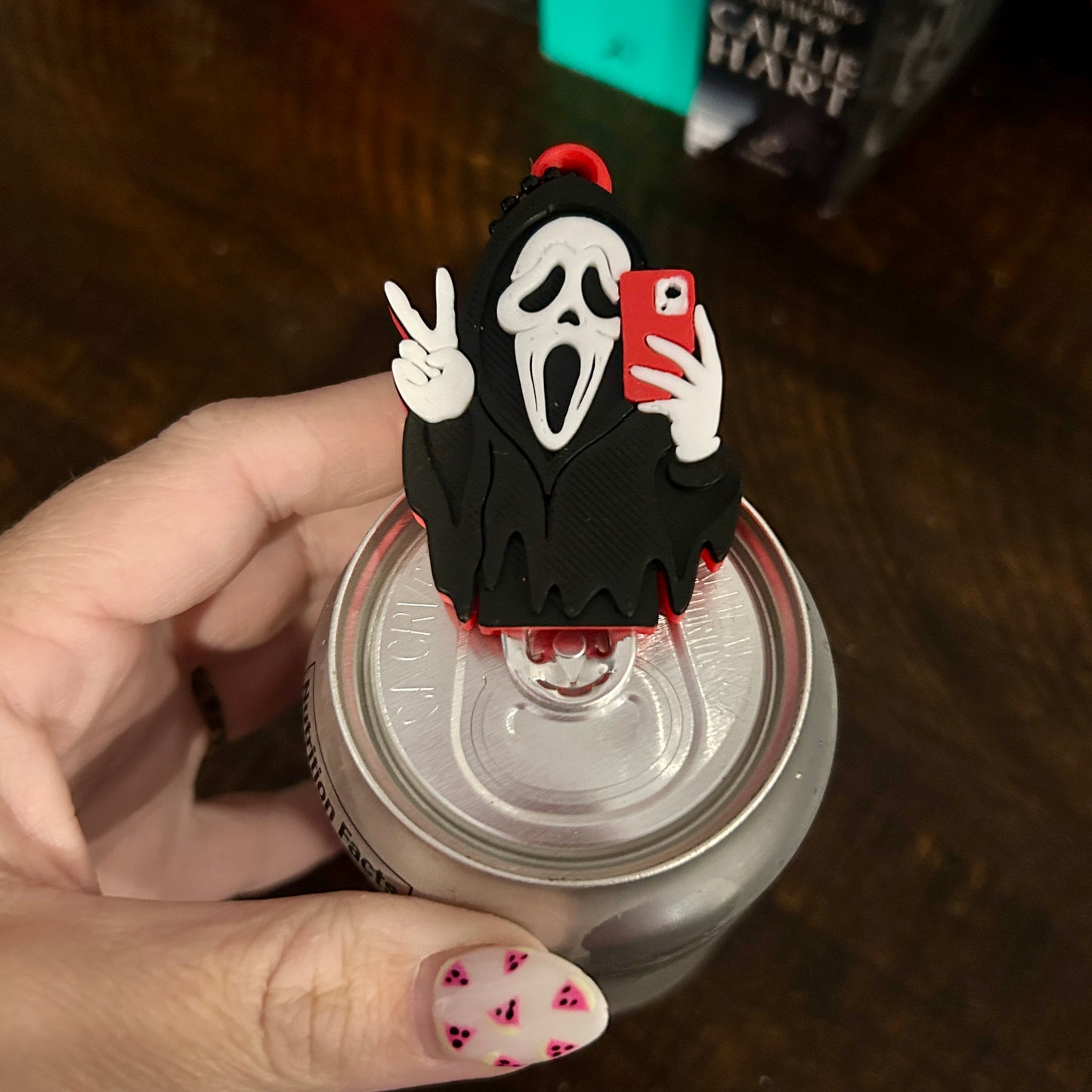 Nail Saver Pop Tab Keychain - Scream