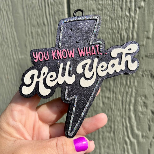 Hell Yeah Square - Fragrance: Butt Naked