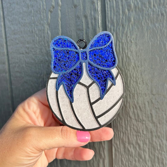 Volleyball with Bow Design