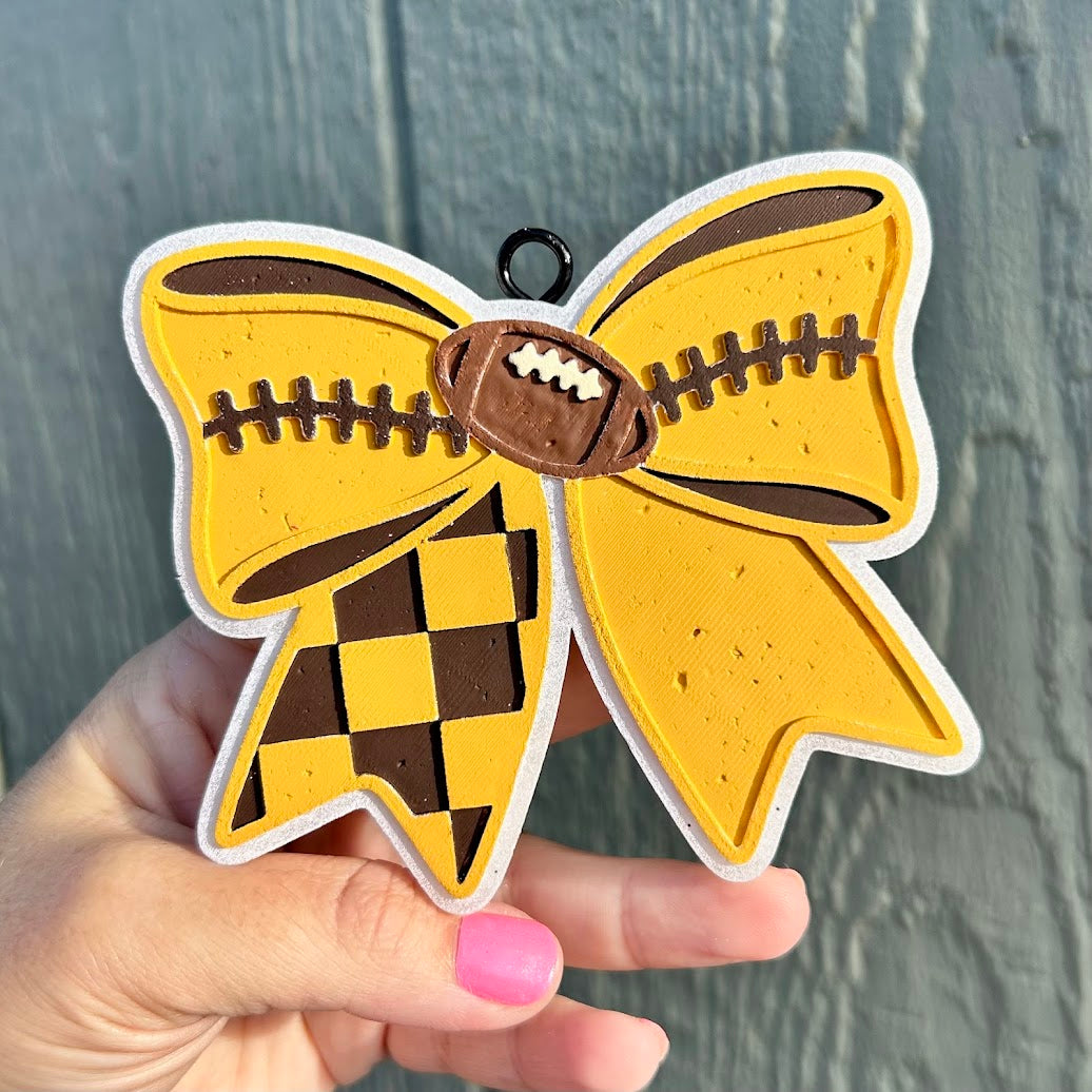 Football Bow Design