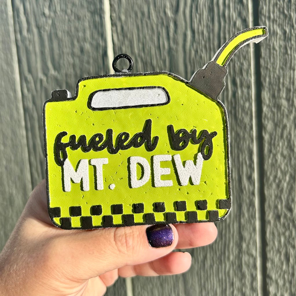 Fueled by Mt. Dew Freshie - Fragrance: Frozen Lake