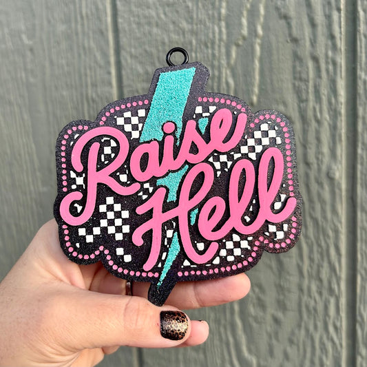 Raise Hell Freshie - Fragrance: Strawberry Peach Champagne