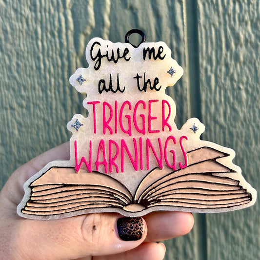 Trigger Warnings Freshie - Fragrance: Cranberry Apple Marmalade