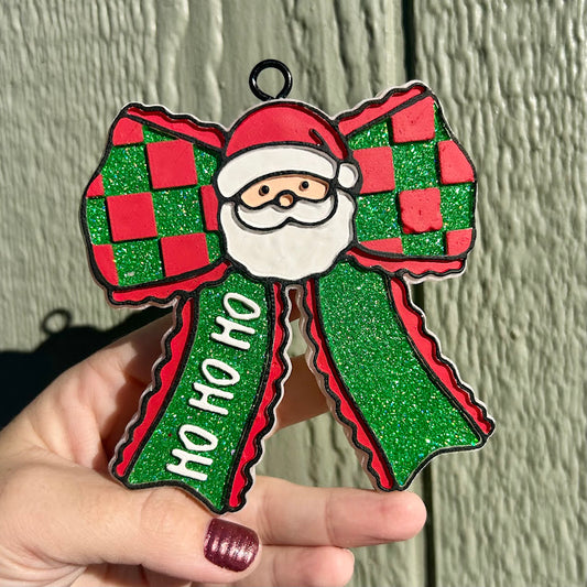 Santa Bow Design