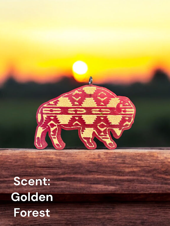 Aztec Buffalo Freshie Design