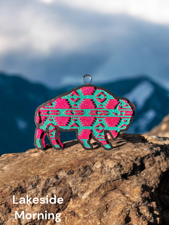 Aztec Buffalo Freshie Design