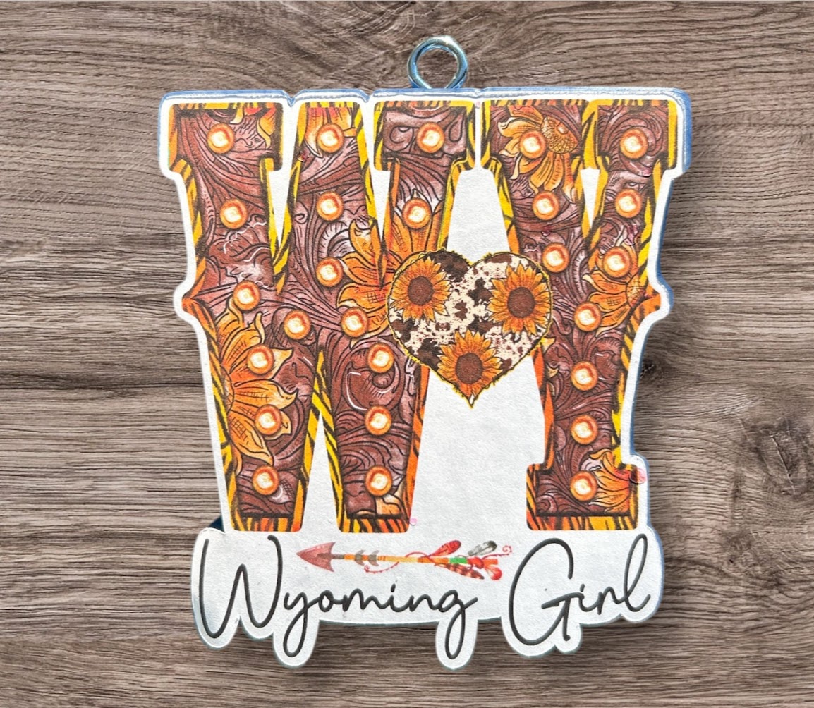 Wyoming Girl Freshie Design