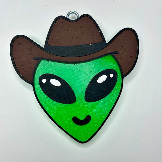 Cowboy Alien Freshie Design