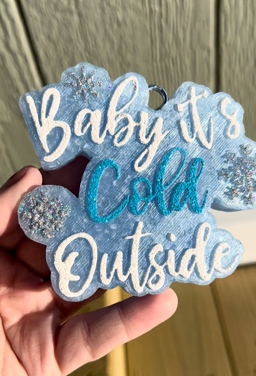 Baby it's Cold Outside Freshie Design