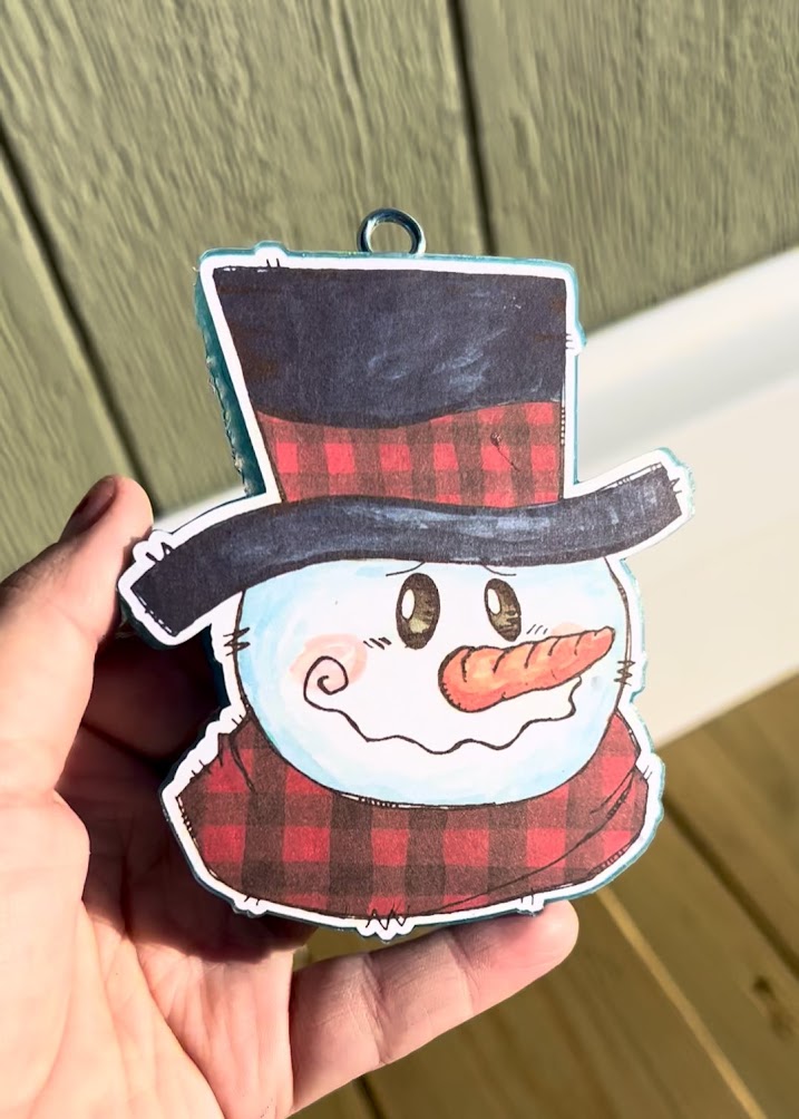 Frosty Snowman Freshie Design