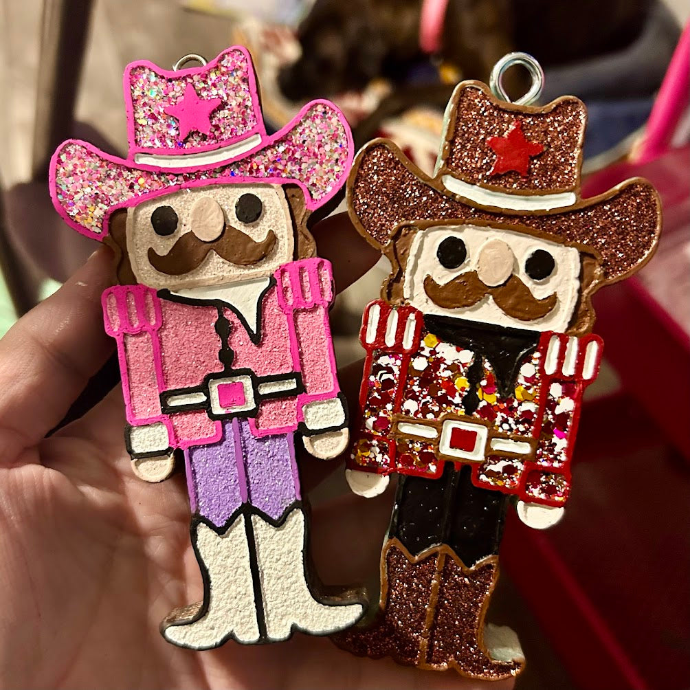 Cowboy Nutcracker Freshie Design