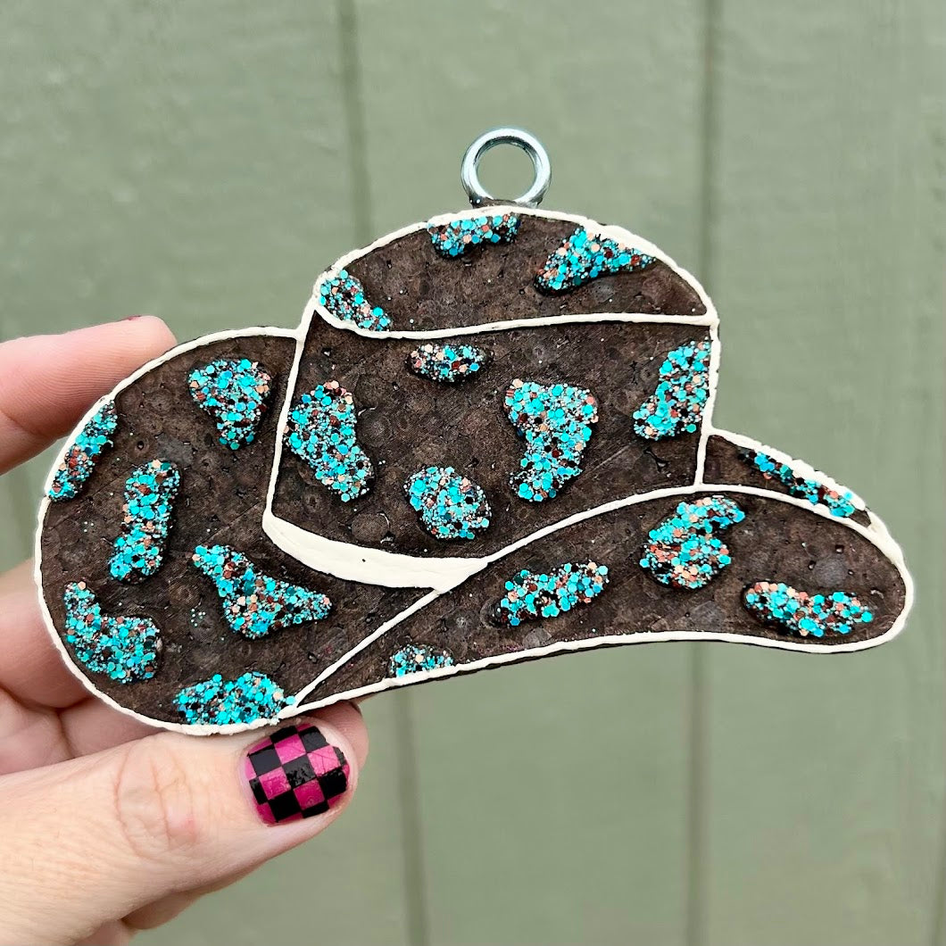 Cow Print Cowboy Hat Design
