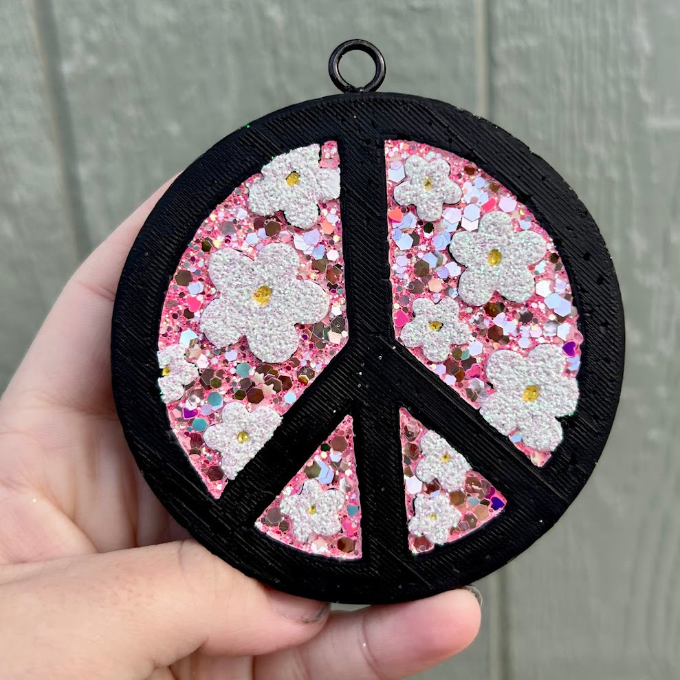 Peace Sign Freshie Design