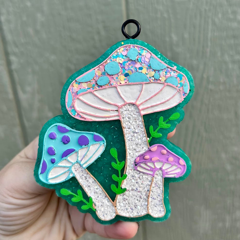 Mushrooms Freshie Design