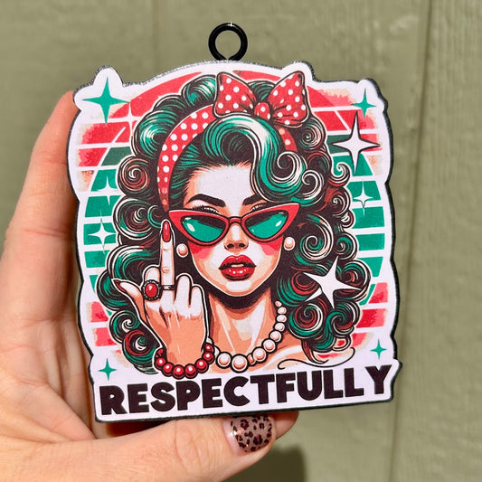 Middle Finger Freshie Design