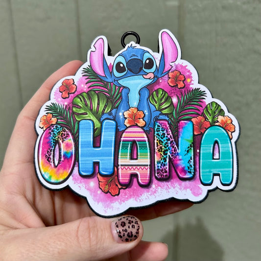 Ohana Stitch Freshie Design