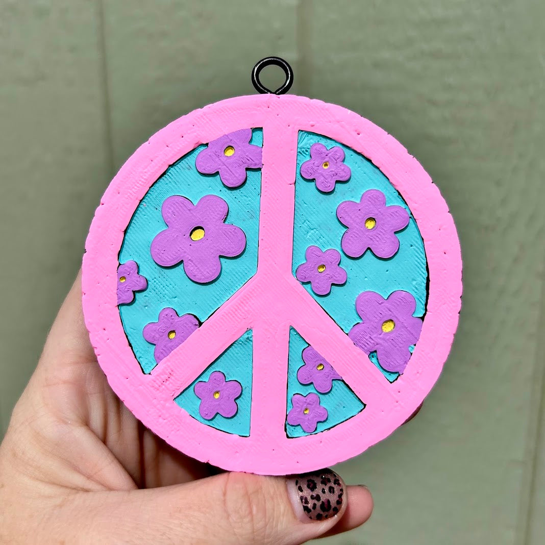 Peace Sign Freshie Design
