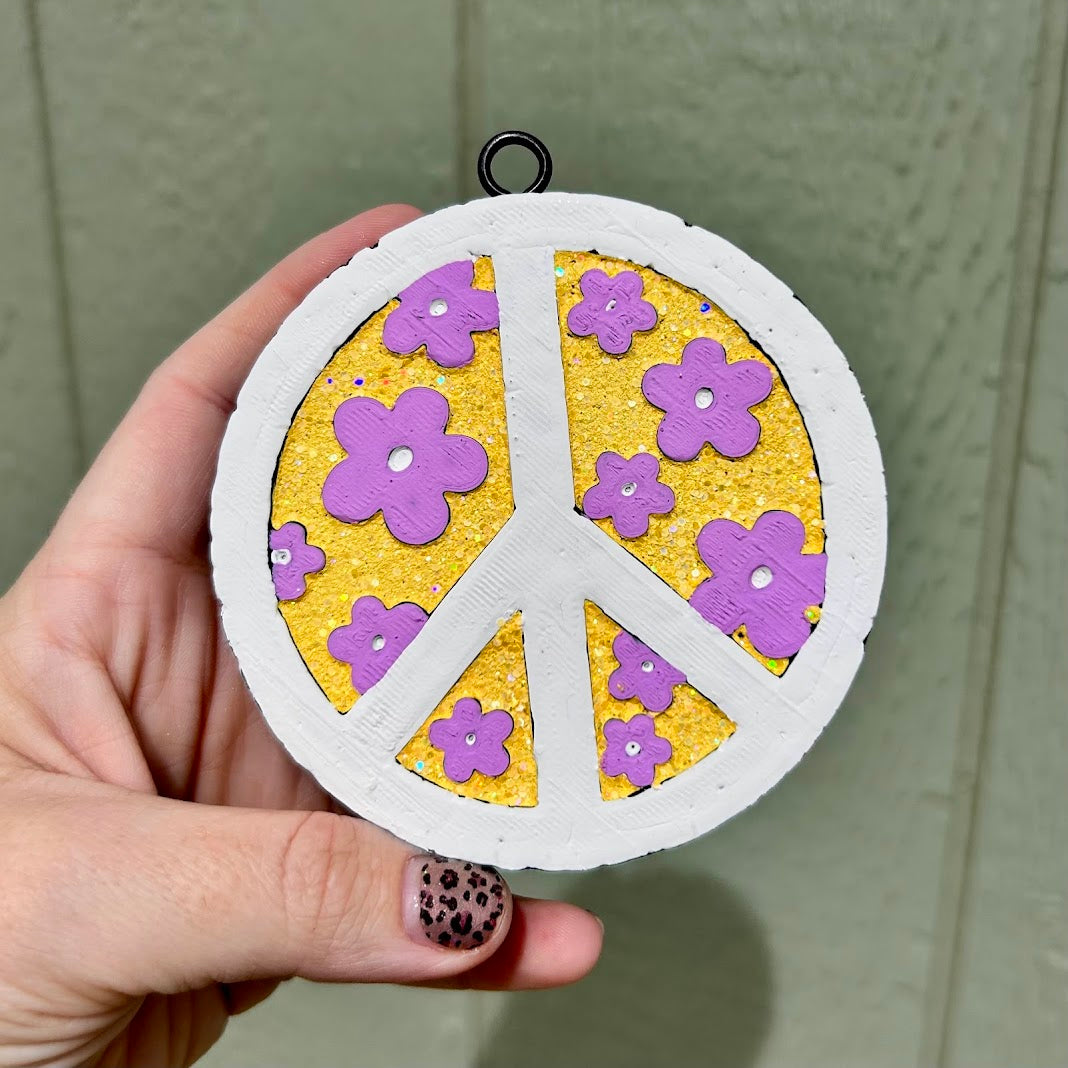 Peace Sign Freshie Design
