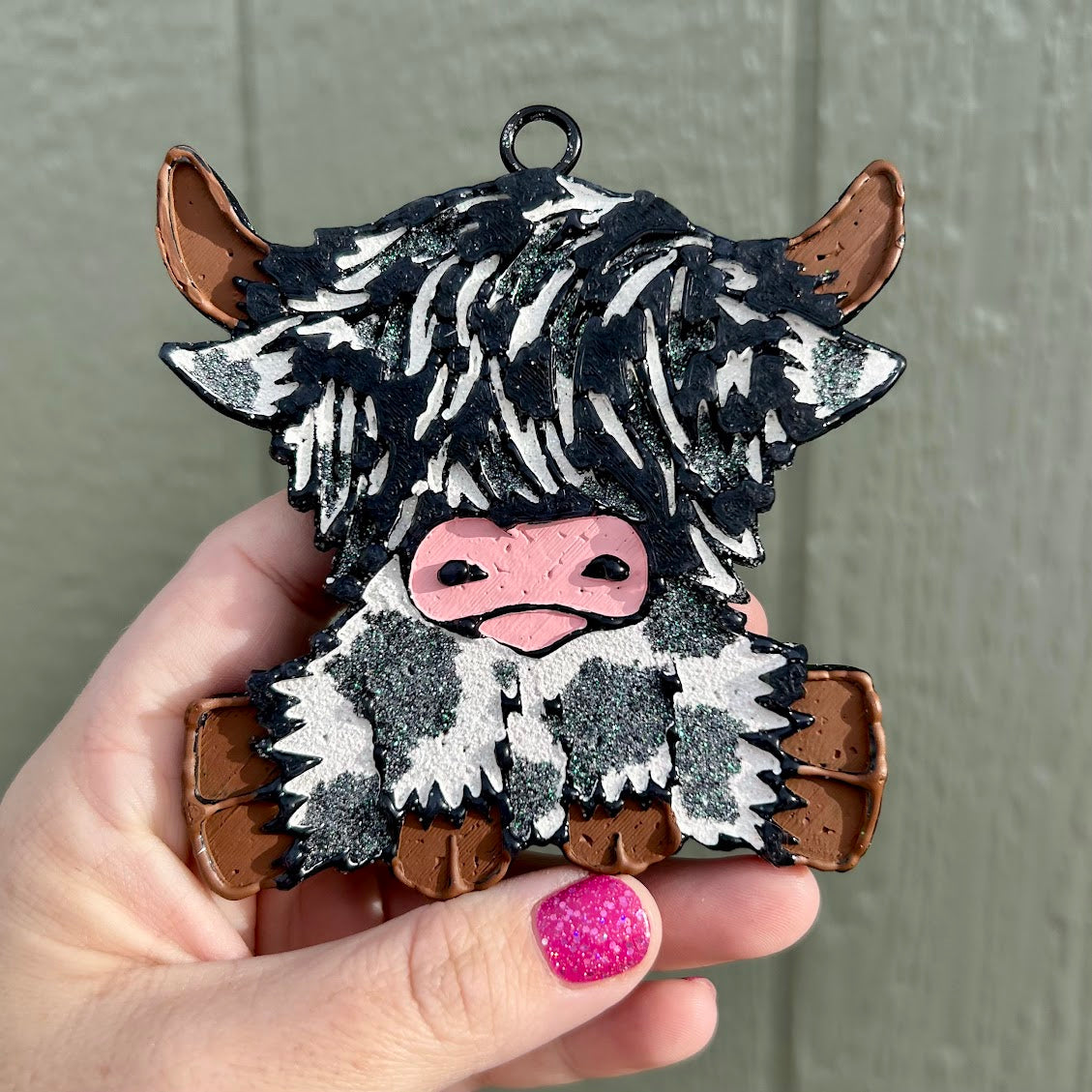 Highland Cow Freshie Design