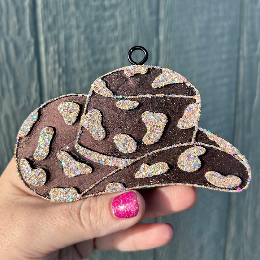 Cow Print Cowboy Hat Design