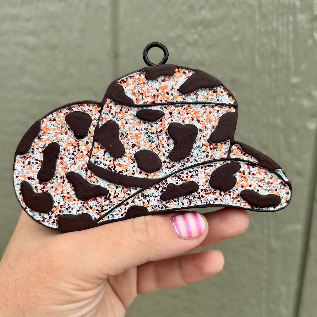 Cow Print Cowboy Hat Design