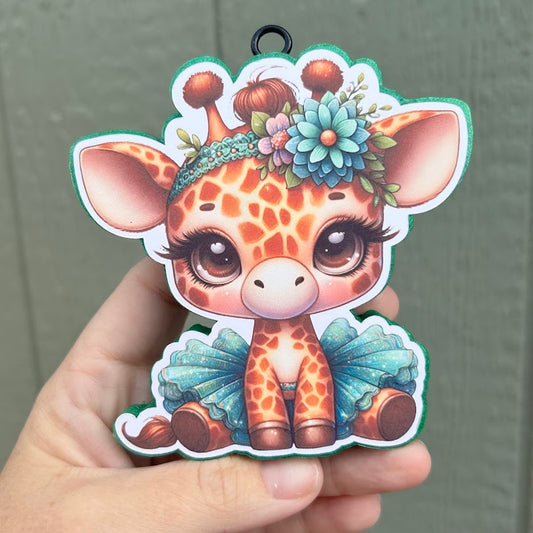 Giraffe Wearing Tutu Design