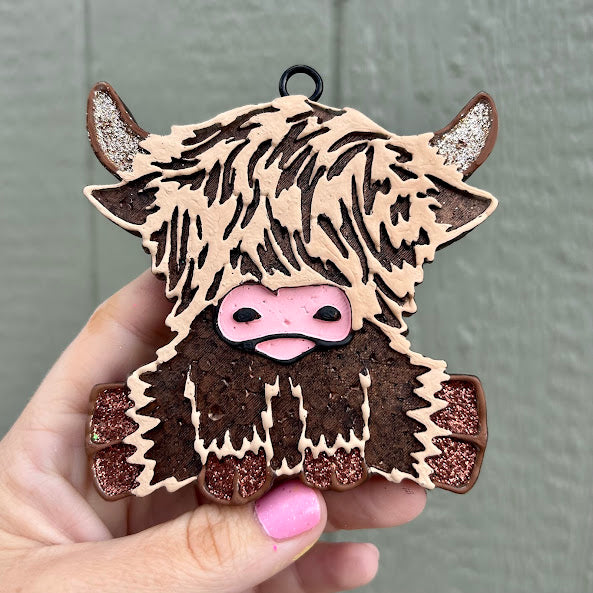 Highland Cow Freshie Design