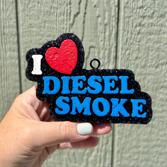 I Love Diesel Smoke Design