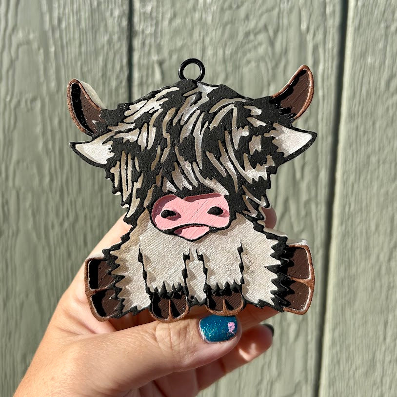 Highland Cow Freshie Design