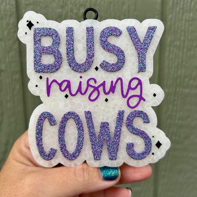 Busy Raising Cows Freshie - Fragrance: Pink Sands
