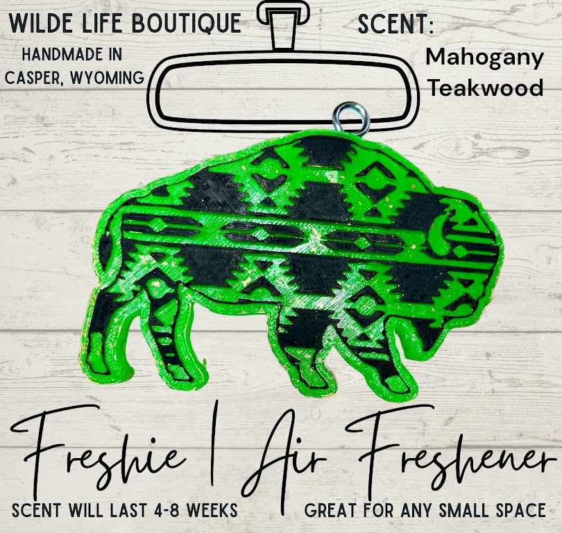 Aztec Buffalo Freshie Design