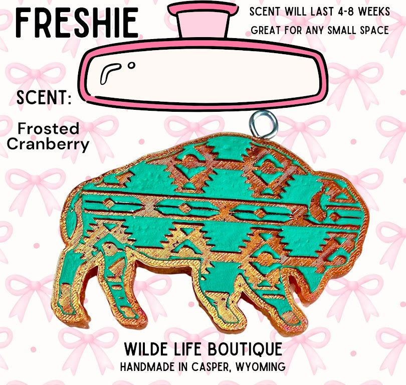 Aztec Buffalo Freshie Design