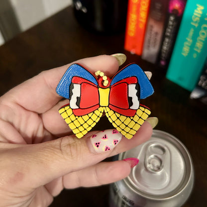Nail Saver Pop Tab Keychain - Toy Story Bow