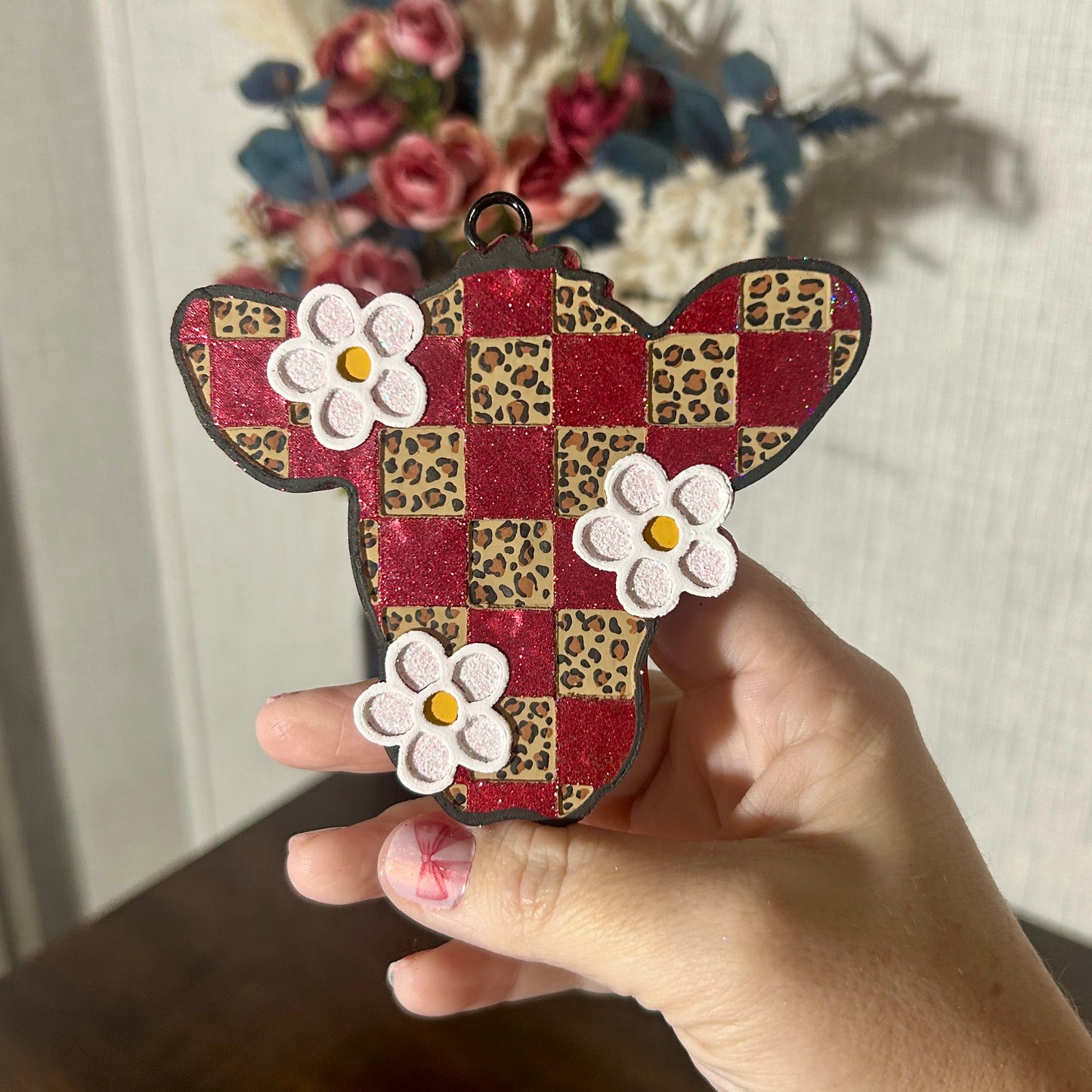 Checkered Cow Design