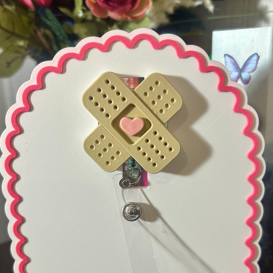 Interchangeable Badge Reel Cover - Bandaids